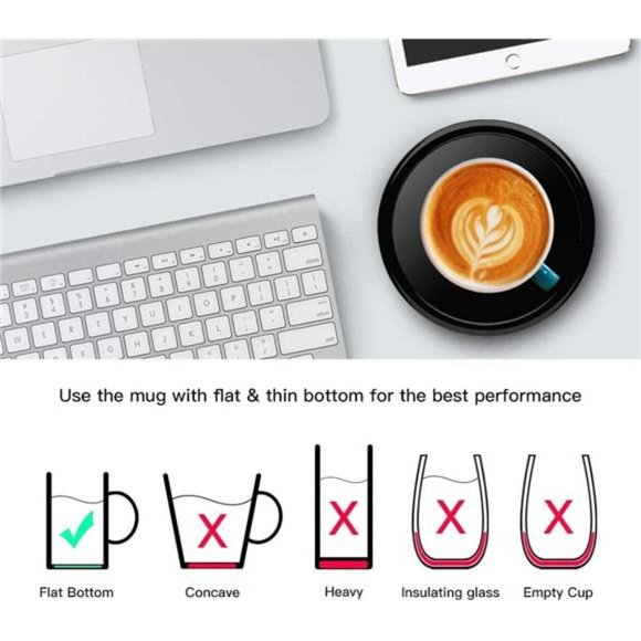 Amazon.com: Smart Coffee Warmer, BESTINNKITS Auto On/Off  Smart Coffee Warmer,Auto On/Off Gravity-induction Mug Warmer for Office Desk Use
